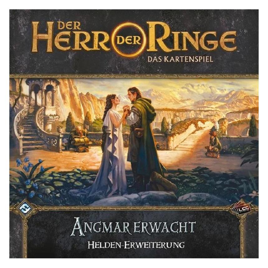 Asmodée FFGD2840 - Der Herr der Ringe: Angmar erwacht, Kartenspiel (DE - Helden-Erweiterung) (Deutsch, 1 - 4 Spieler) (FFGD2840)