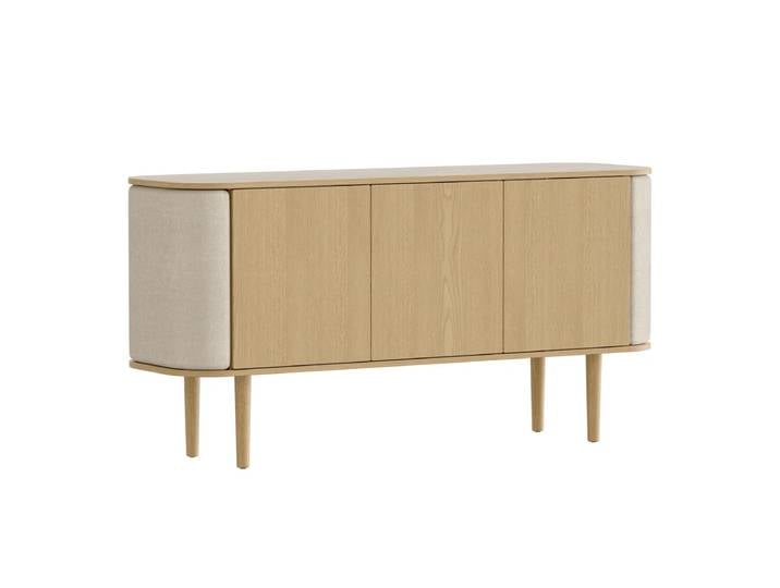 UMAGE - Treasures Sideboard mit 3 Türen, Eiche natur / white sands