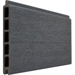 Fiberdeck BOSTON WPC Premium fence board Dark Grey  21x160x1780 mm