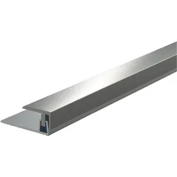 Kügele, Profil + Stange, T-FLEX Abschlussprofil edelstahloptik 7 - 13 mm, 1000 mm