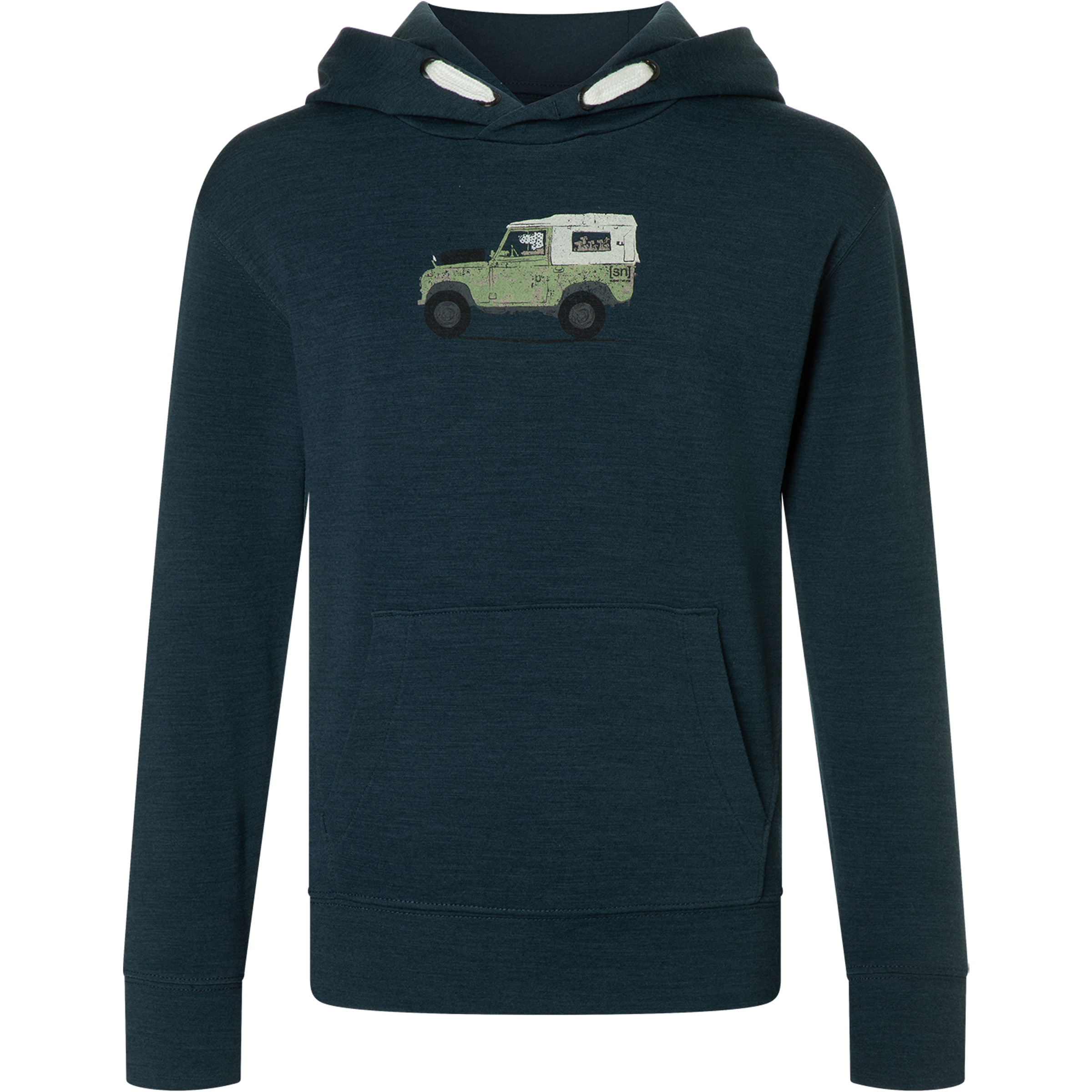Super.Natural Dog Excursion Kinder Hoodies blau Größe 110 Trekking Hautfreundlich Merinowolle