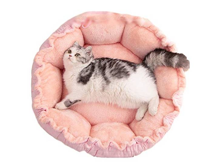 KFGISD, Bequemes, beruhigendes und selbstwärmendes Bett,Hundebetten(Medium)