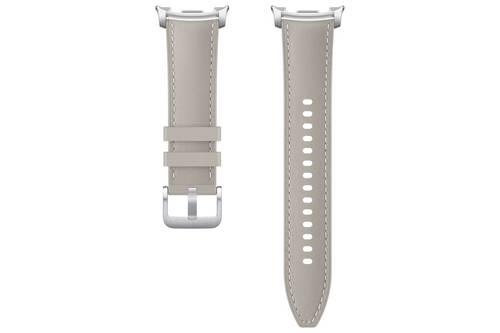Samsung Hybrid(S/M/L) für Watch8/Watch8 Ersatzarmband Grau-Braun