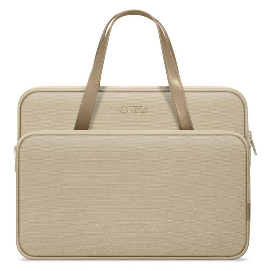 Tech-Protect Carrying Bag for 13-14 Laptop - Beige (14") (27293-0)