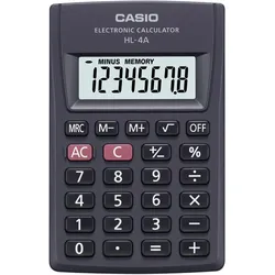 CASIO Taschenrechner HL-4A schwarz