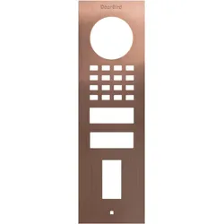 DoorBird D1101FV Fingerprint 50 Aufputz Frontblende – Bronze-Optik (PVD)