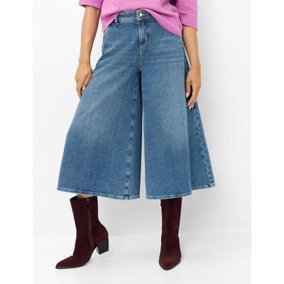 Röhrenjeans BRAX "Style MELLI S", Damen, Gr. 40K (20), Kurzgrößen, hellblau, Denim/Jeans, 92% Baumwolle, 8% Elastomultiester, Jeans