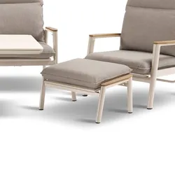 Gartenhocker Salines Polypropylen Beige Creme