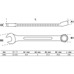 BGS Maul-Ringschlüssel SW 11 mm - 1061