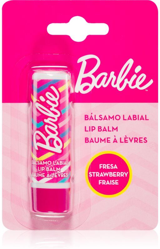 Barbie Lip Balm Strawberry lip balm with strawberry flavour for children 4 g