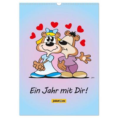 Ein Jahr mit Dir! (Wandkalender 2027 DIN A3 hoch), CALVENDO Monatskalender