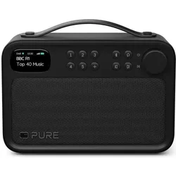 Pure Bloom (DAB+, FM, Bluetooth), Radio, Schwarz
