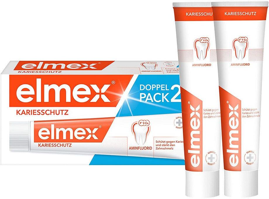elmex Kariesschutz Zahnpasta 2x75 ml 2x75 ml Zahnpasta