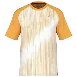 Head, Herren, Sportshirt, Tennisshirt Performance (L), Mehrfarbig, Orange