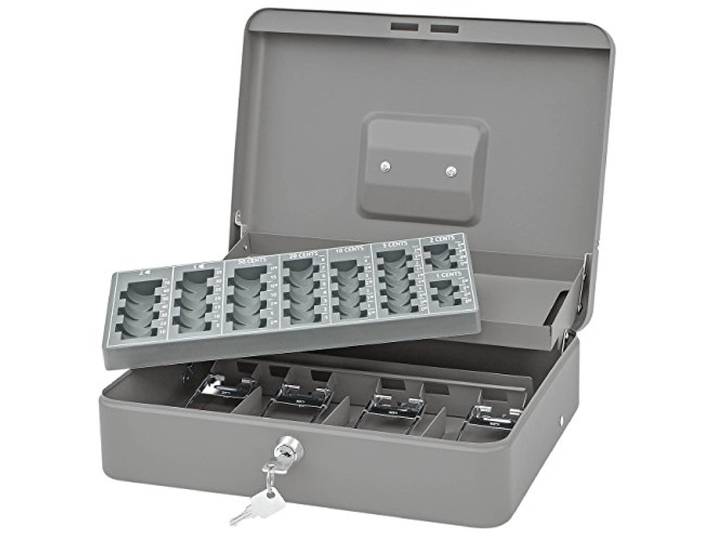 Wedo Standard Plus Coffret-caisse à monnaie avec monnayeur Gris