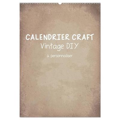 Calendrier Craft Vintage DIY (Calendrier mural 2027 DIN A2 horizontal), CALVENDO calendrier mensuel
