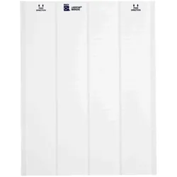 Brady, Etikettenrolle, LAT-58-361-1, selbstlaminierendes Polyester, Weiss/Transparent, 25.40 x 24.40(66.68) mm, perm