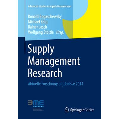 Supply Management Research, Taschenbuch von , Springer Fachmedien Wiesbaden GmbH, 978-3-658-06199-9