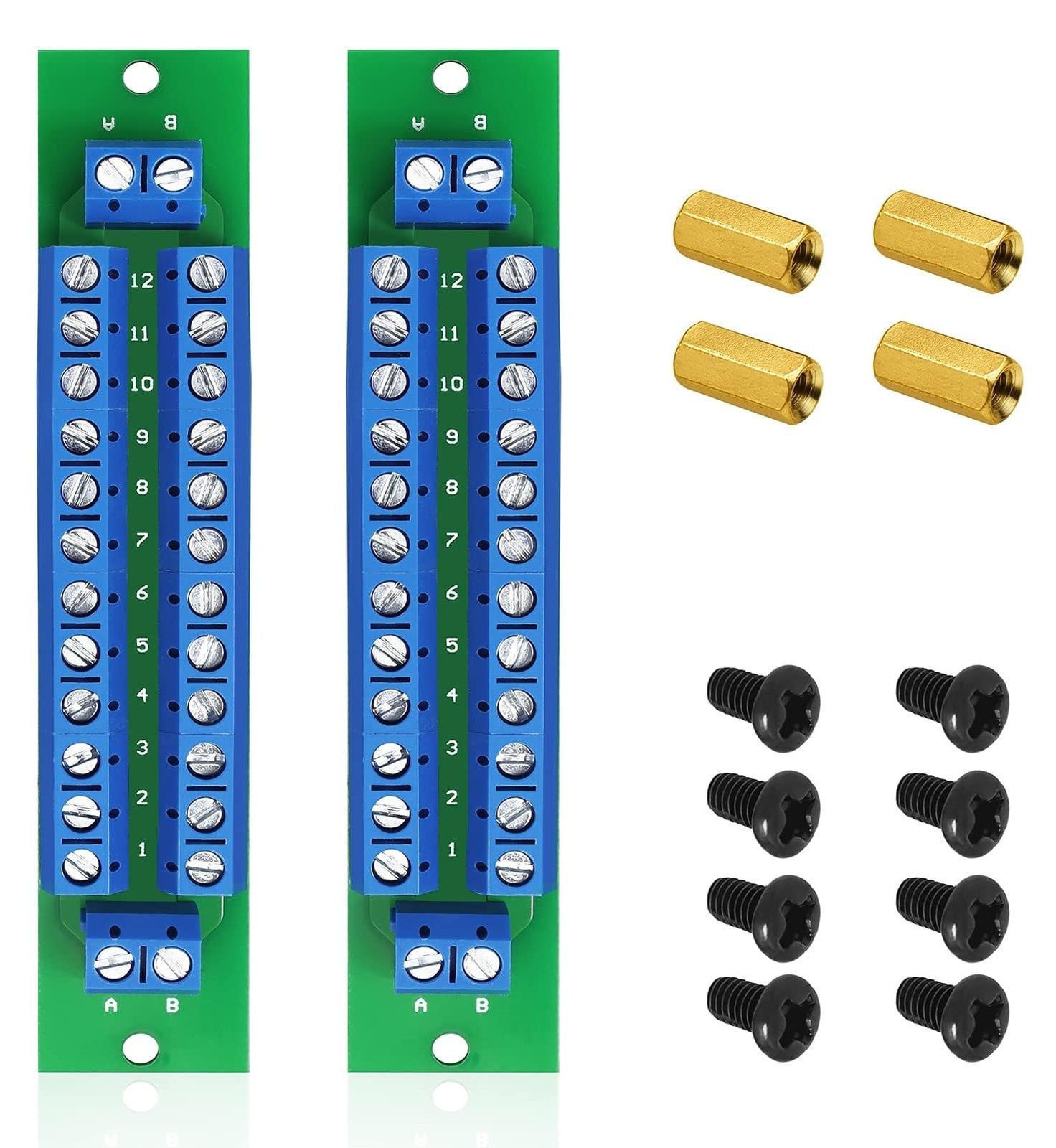 Selius Power Distribution Board Kit met 2 x 12 posities dubbele bedrading stroomverdeler