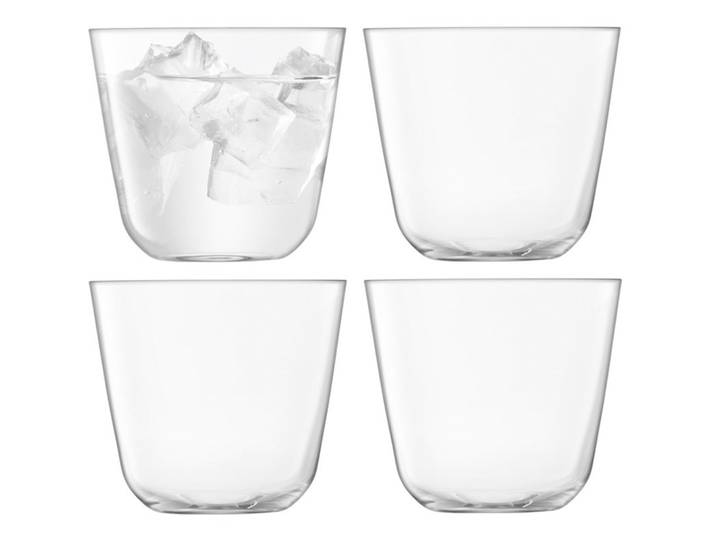 LSA International 4er Set Arc Becher 260ml Clear - Material: Glas - 861