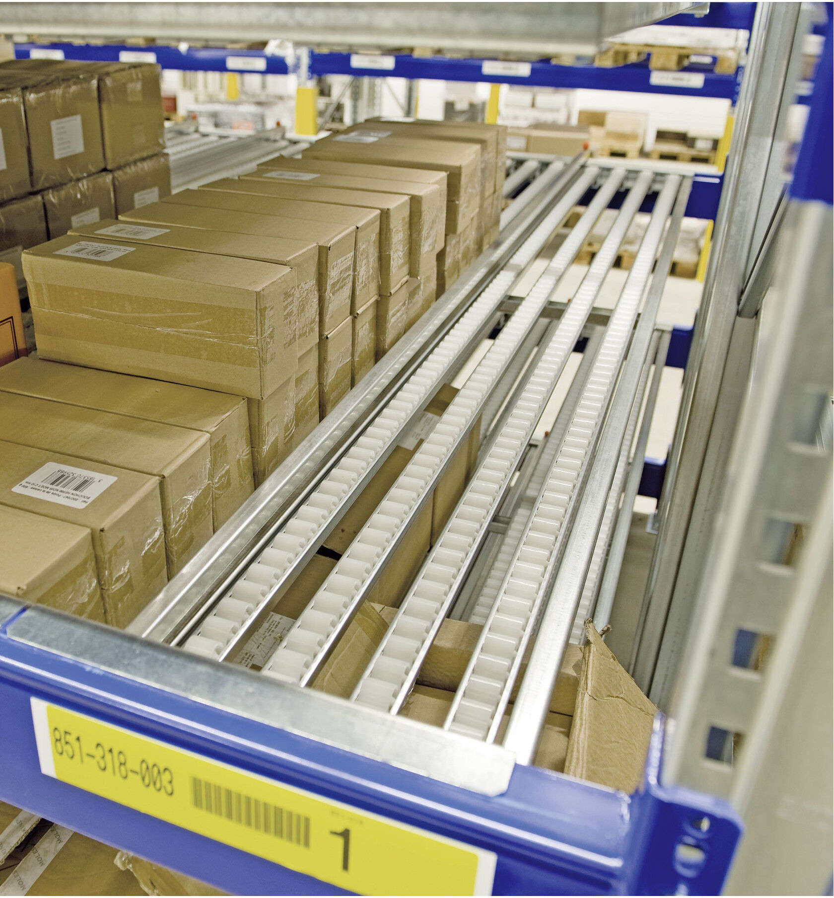 Bito Komplette Fachebenen mit Rollenleisten B3600xT2450 mm, 11 Segmente verzinkt (28403)