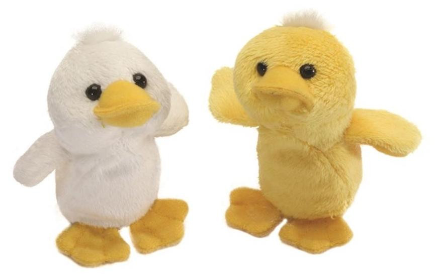 Living Nature Mini Buddies knuffel eendje pluche speelgoed