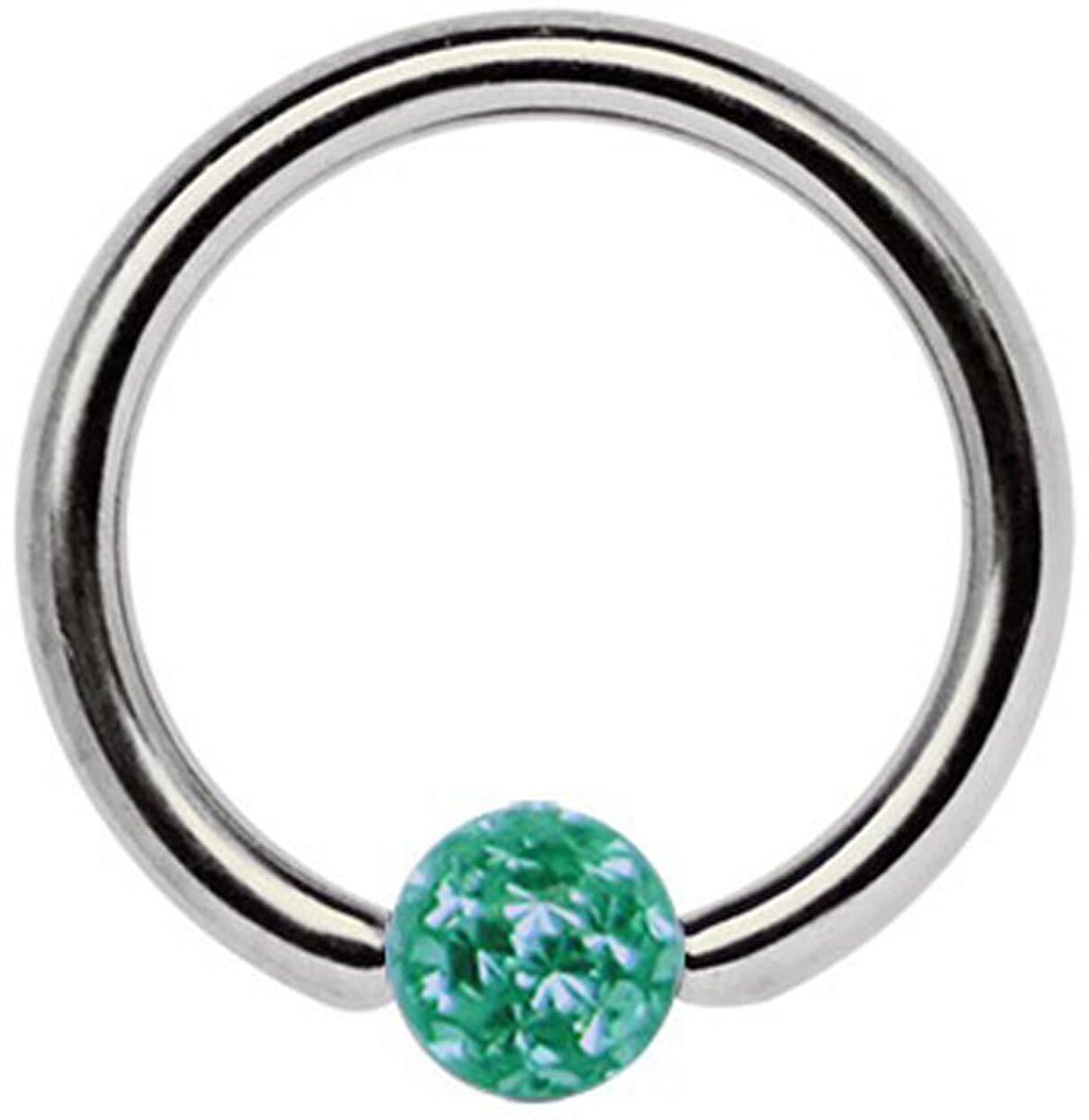 Nasenpiercing ADELIA´S "Piercing  Ohrpiercing", grün, Piercings, Damen, Titan, Nasenpiercing