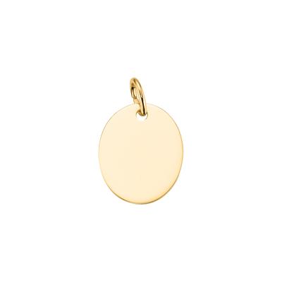 Kettenanhänger FIRETTI "Schmuck Geschenk Gold 333 Halsschmuck Anhänger Plättchen", gold (gelbgoldfarben), Schmuckanhänger, Damen, Gelbgold 333, 0,87 g, Kettenanhänger