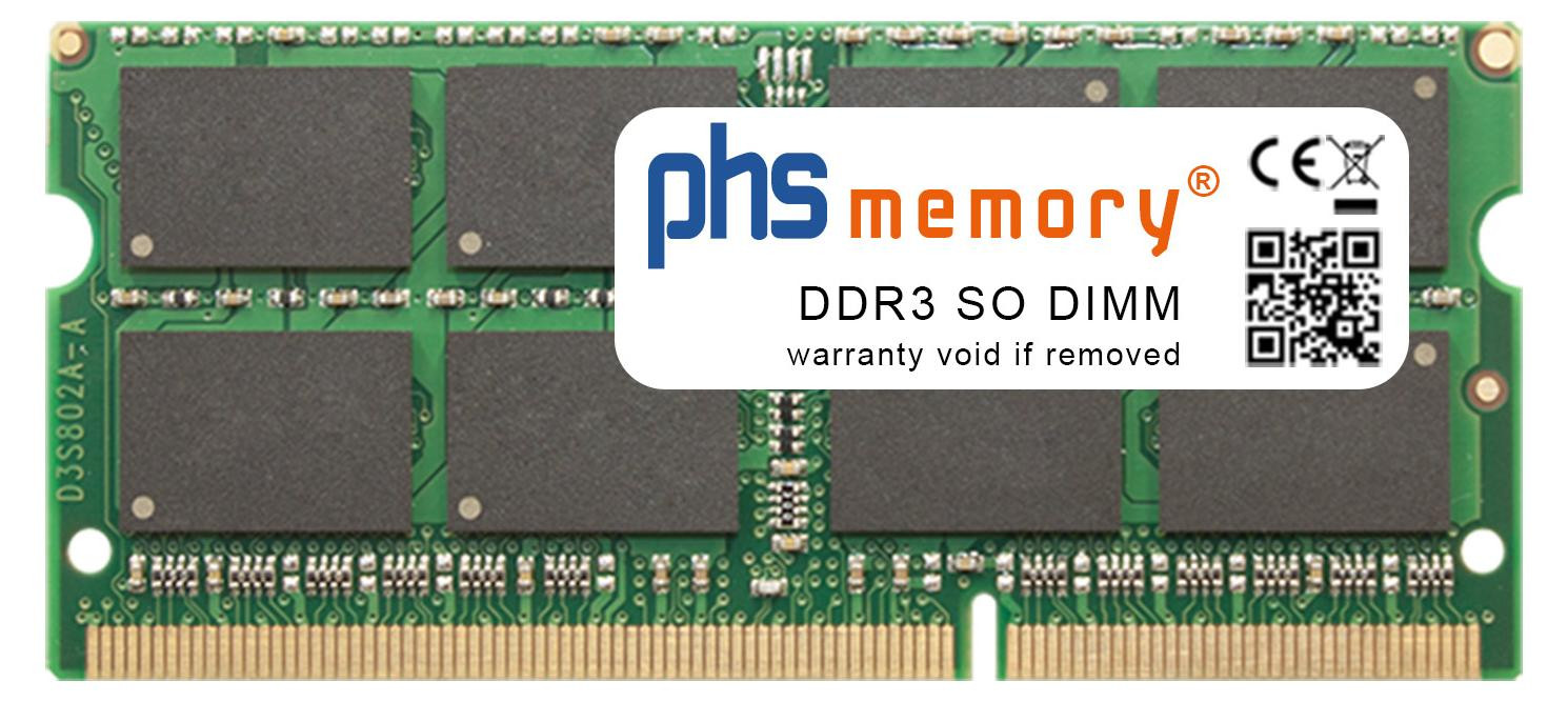 PHS Geheugen 4GB RAM DDR3 SO DIMM 1333MHz compatibel met Clevo W670SJQ1