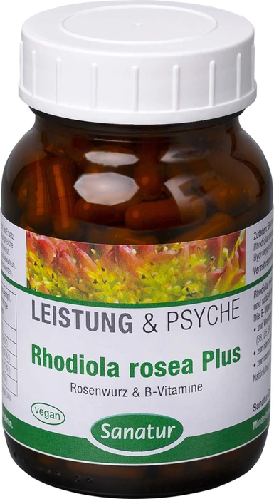 Rhodiola Rosea Plus B-Vitamine Kapseln 180 St