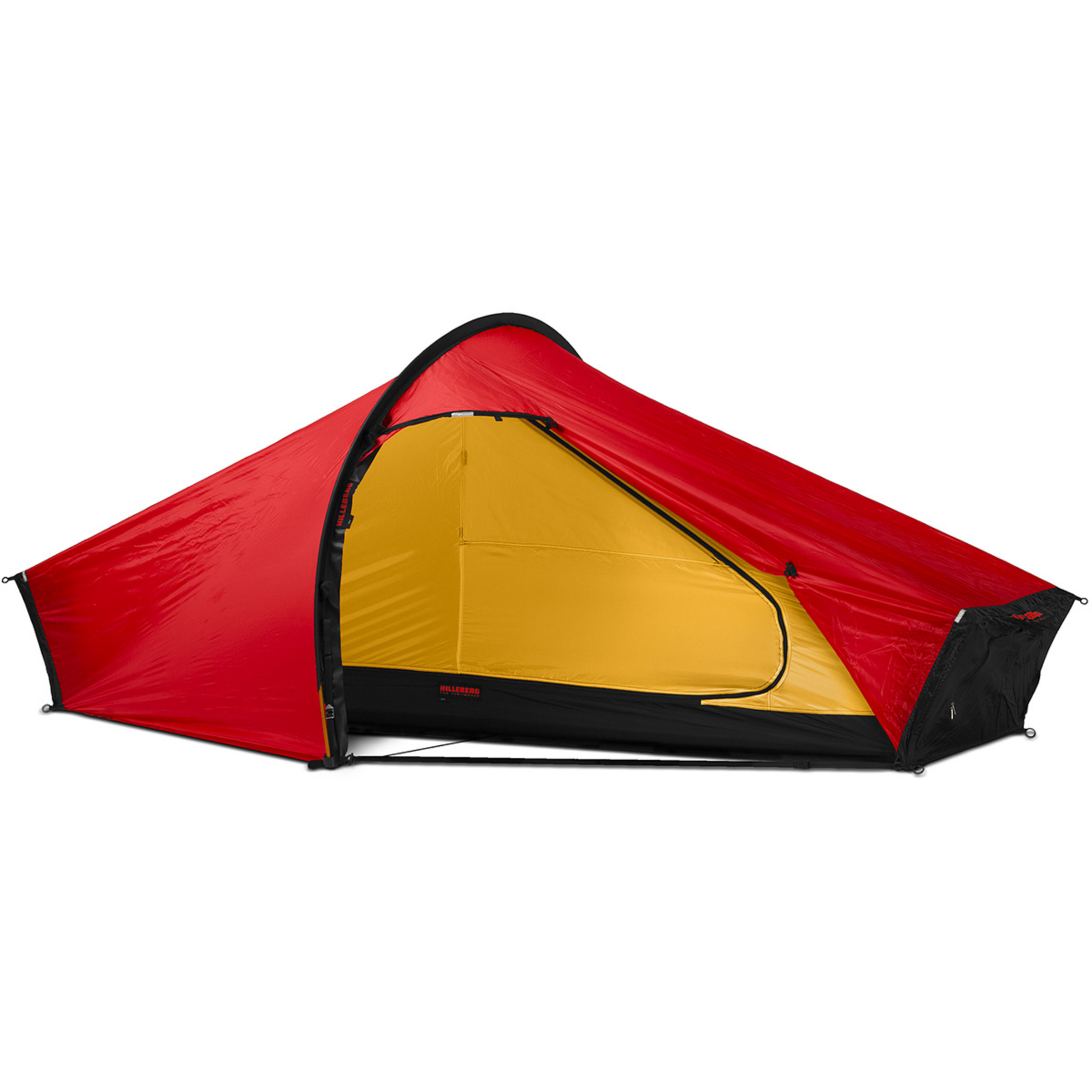 Hilleberg Akto Zelt 1-4-Personen-Zelte rot Trekking