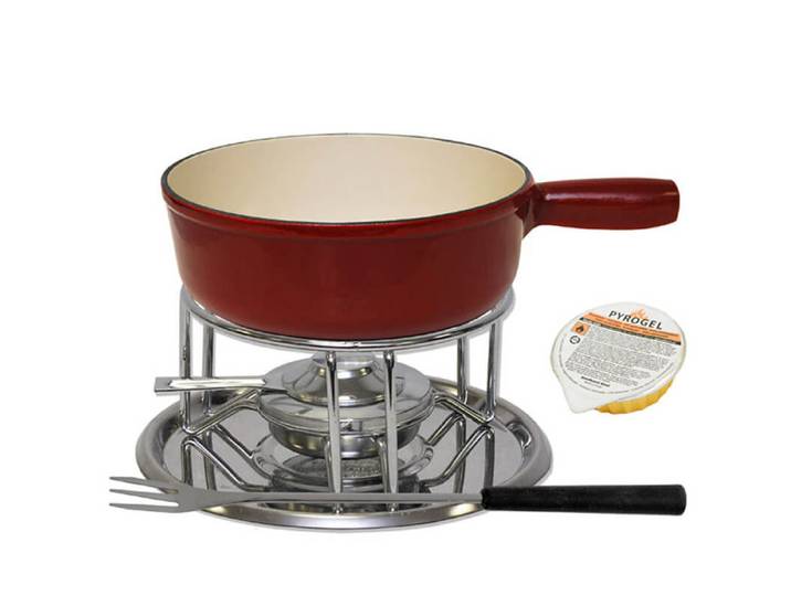 Heidi Cheese Line Fondueset rot