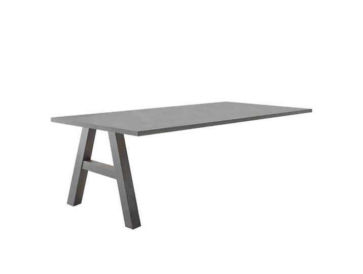 Retour de bureau l 160cm Gris/Anthracite