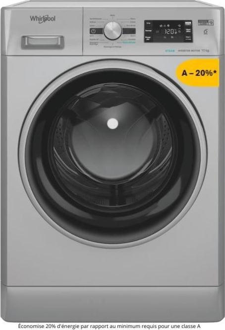 Whirlpool FFBP 10489 SBSV FR, Frontlader, 10 kg, B, 76 dB, 1400 RPM, A