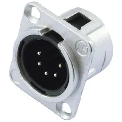 NEUTRIK XLR Einbaustecker 5pol NC5MDL-1