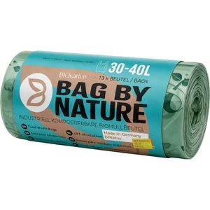 BIOvative Müllbeutel PRODUCTS, 30LR13, 30 Liter, mit Tragegriffen, grün, 13 Stück