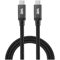 We-Vibe WE C ble USB-C m le/USB-C m le/m le en nylon tressé 1m - USB 3.2 gen 1 - 3A - no (1 m, USB 3.2 Gen 1), USB Kabel