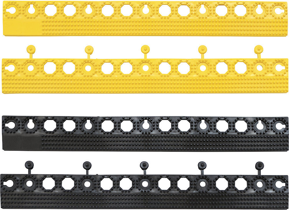 Randleiste für YOGA GRIP ULTRA, Ausführung weiblich, VE 4 Stk, gelb Miltex