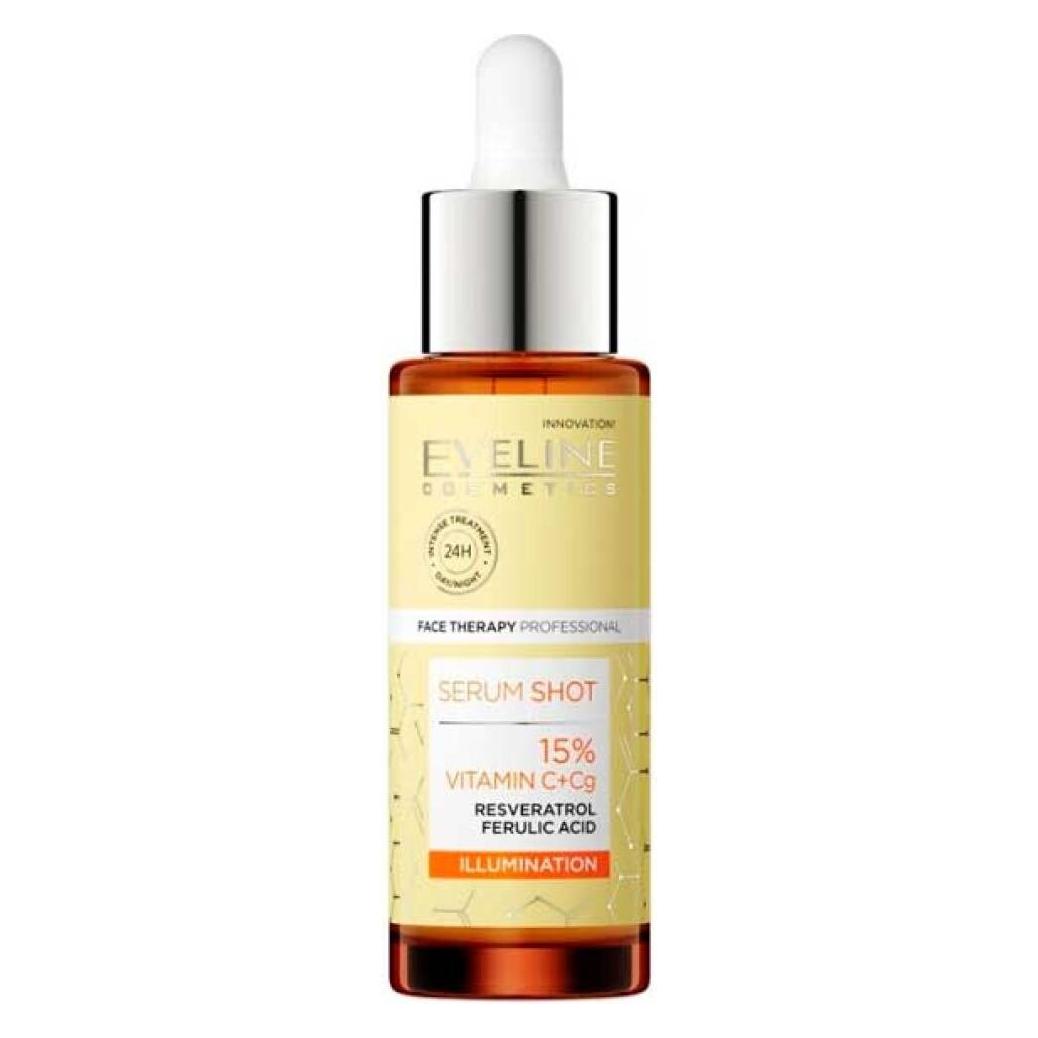 Eveline Serum Shot 15% Vitamin C + Cg Illuminating Face Treatment 30Ml (30 ml) (35590266)