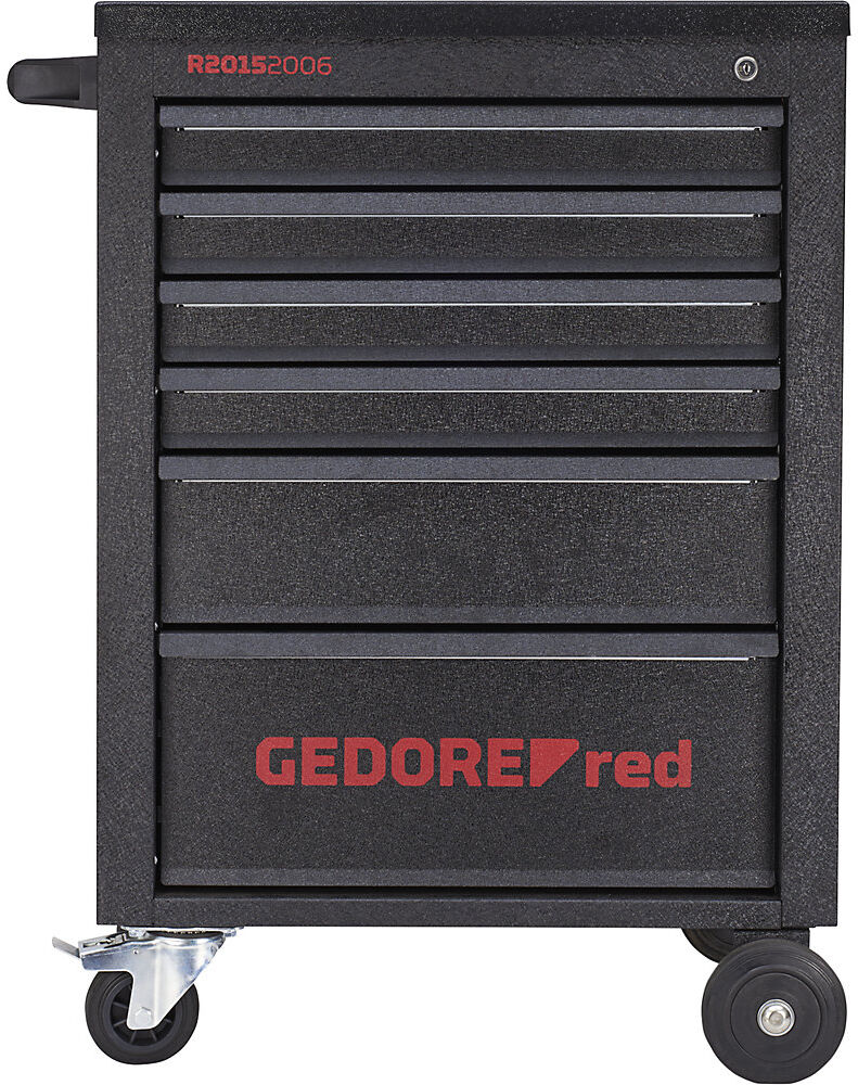 Werkstattwagen MECHANIC, befüllt, 6 Schubladen, 166 Teile, schwarz, HxBxT 910 x 628 x 418 mm GEDORE