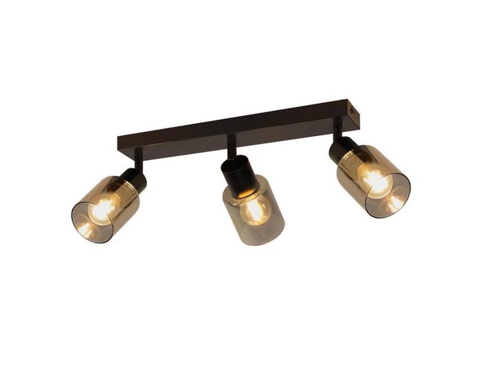 Nettlife Deckenstrahler Epstein 41/19/15cm, Schwarz, Metall, E14, 19x15x41 cm, Lampen & Leuchten, Innenbeleuchtung, Spots & Strahler, Deckenspots