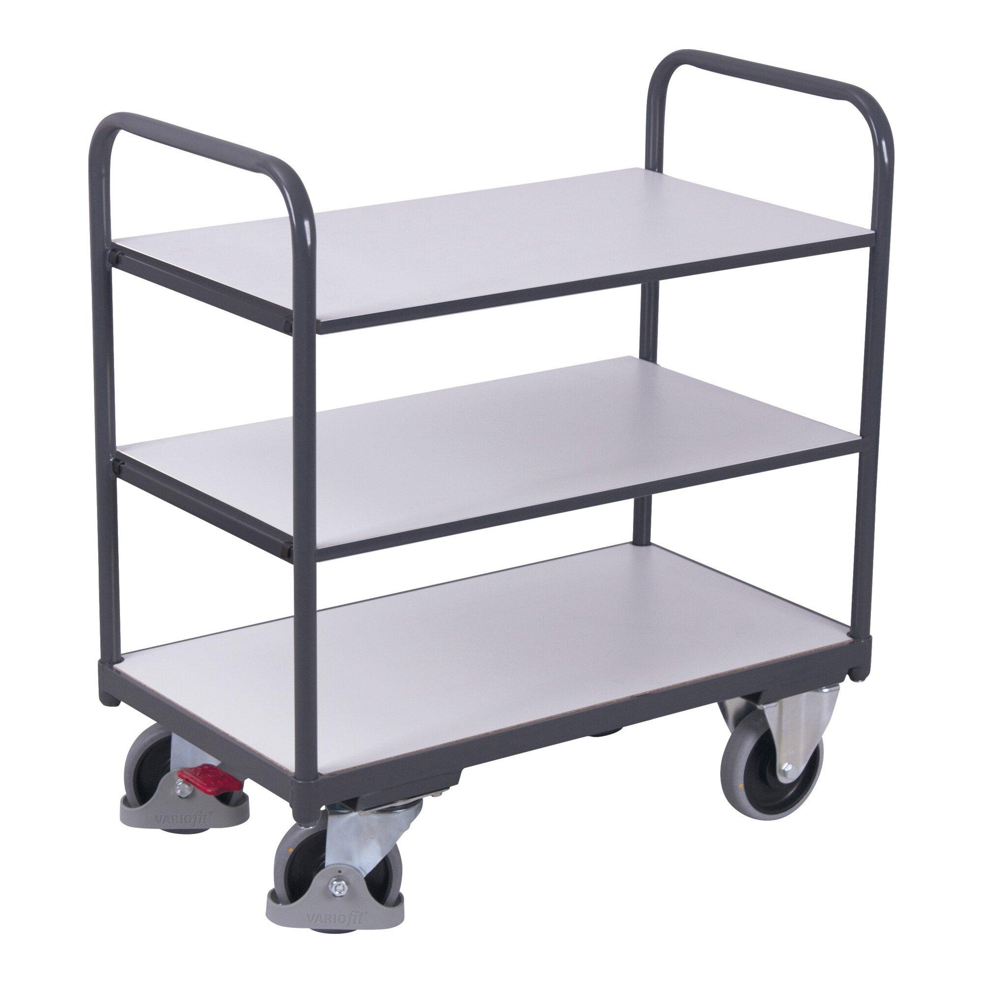VARIOfit ESD Etagenwagen niedrig 1.000 x 700 mm (sw-700.257)