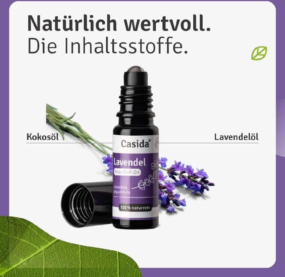 Casida Lavendel Roll-On 2x 2x10 ml Ätherisches Öl
