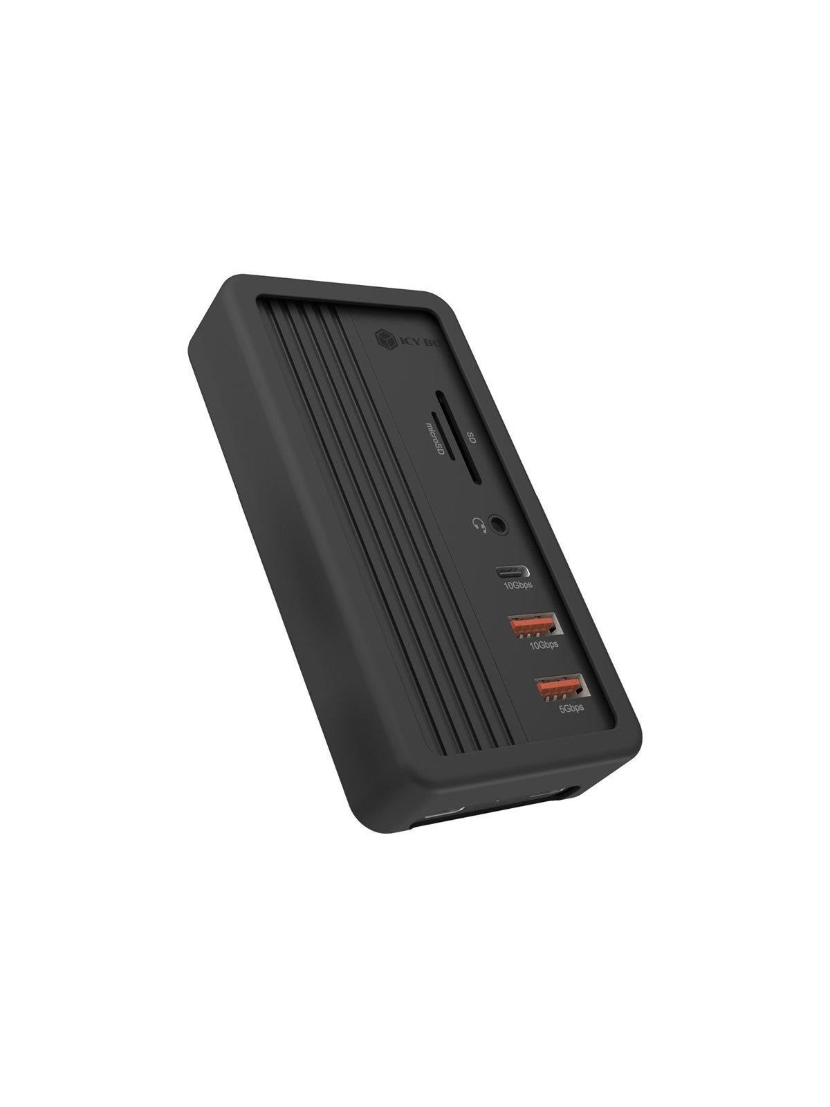 ICY BOX IB-DK4072M-CU31 - docking station - USB-C 3.2 Gen 2 - HDMI - 1GbE