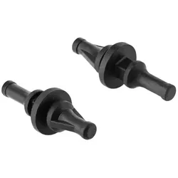 Delock Anti-Vibrations-Silikonbefestigung kurz für Lüfter 10, PC Lüfter Zubehör, Schwarz