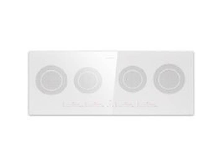 Masterzone Slim 90cm Plaque à Induction 4 Feux Blanc