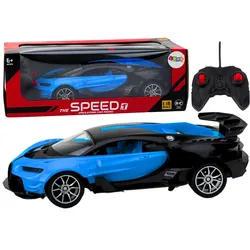 Sportwagen ferngesteuertes Auto RC Blau 1:16