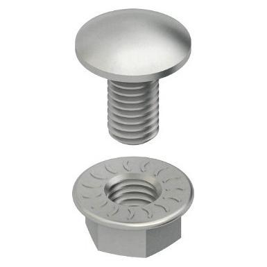 Niedax NIE FLM10X25E3 Flachrundkopfschraube M10 ähnlich DIN 603 L25mm Edelstahl (FLM10X25E3)