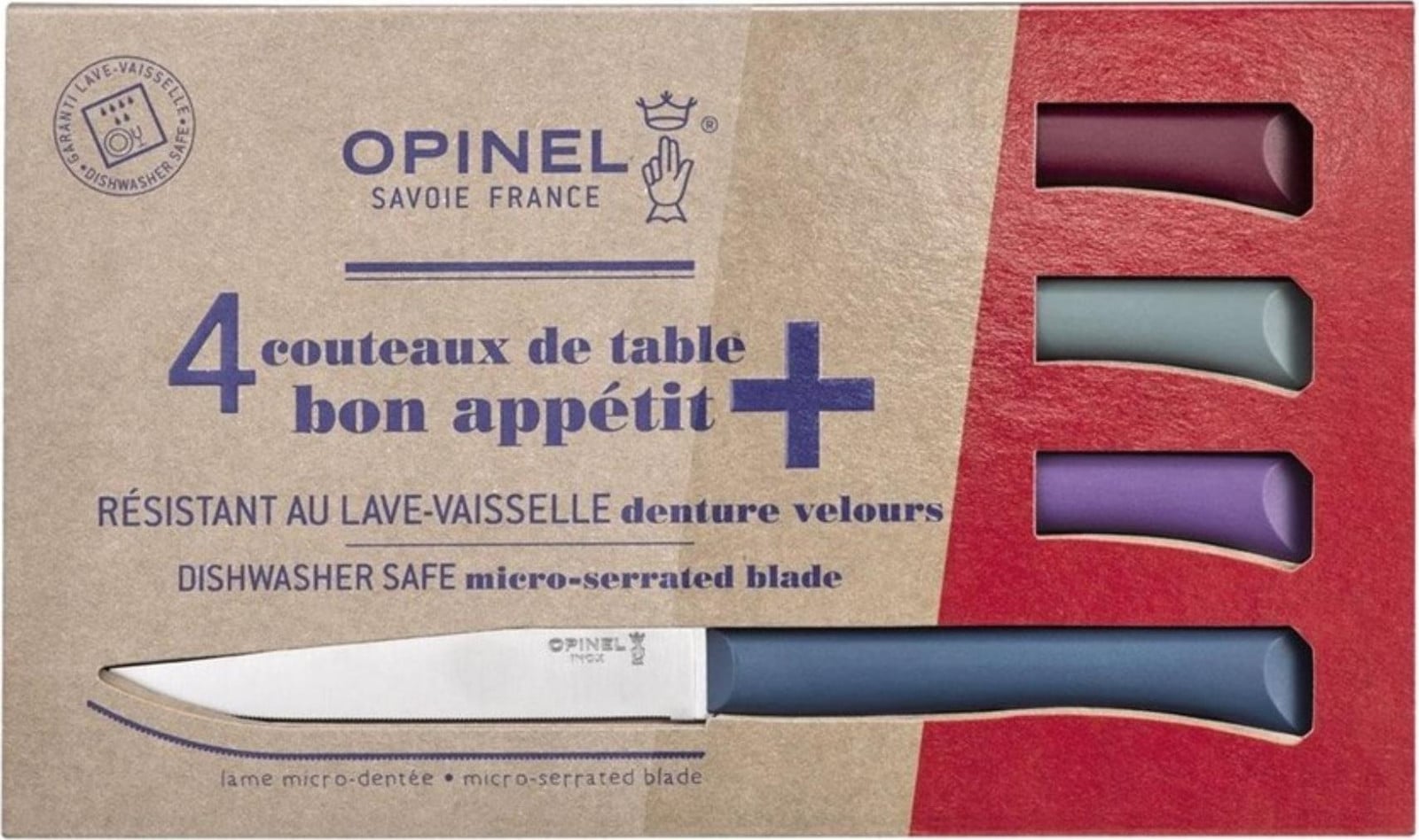 Opinel Bon Appetit+ GLAM steakmessen