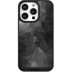 Nivocase Handyhülle für Apple iPhone 13 Pro Hülle NIVOpure Case Schwarz Mosaik Muster Tarnmuster (Apple iPhone 13 Pro), Smartphone Hülle, Schwarz
